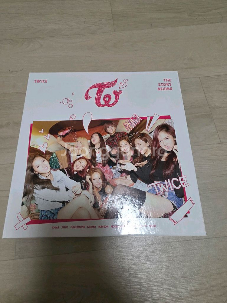 트와이스 데뷔 앨범 The Story Begins [미나 포카 포함] 풀 구성!--0