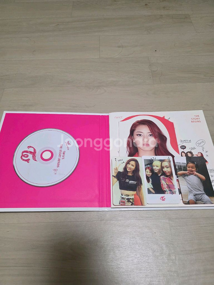 트와이스 데뷔 앨범 The Story Begins [미나 포카 포함] 풀 구성!--1