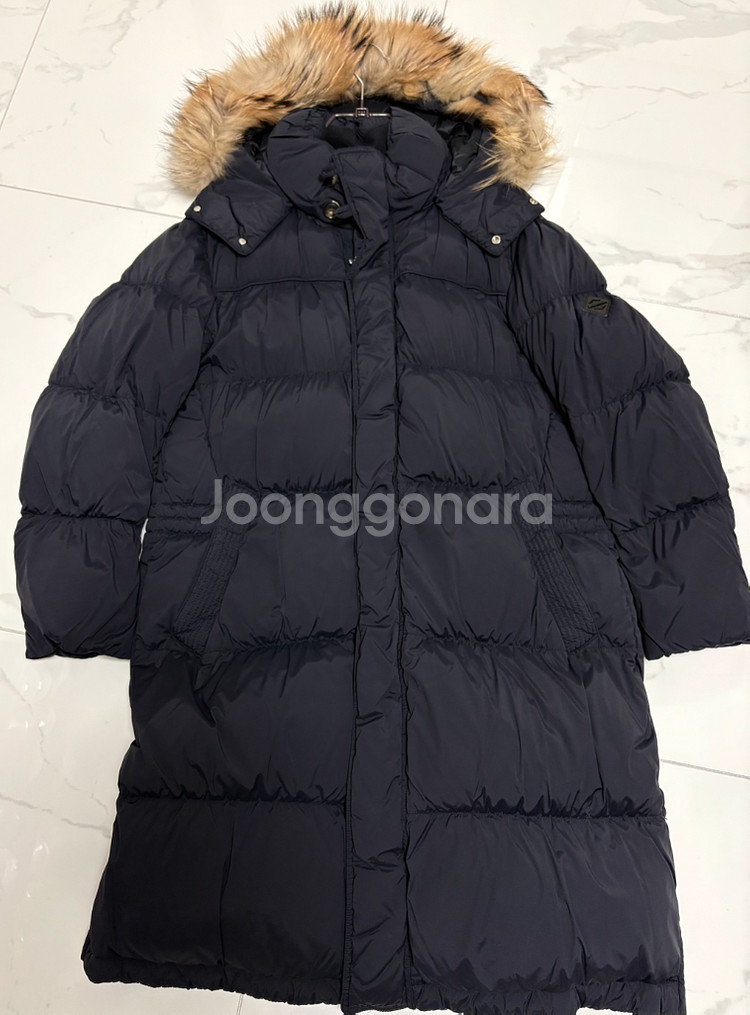 빈폴 구스다운 롱패딩 판매 (네이비)--1