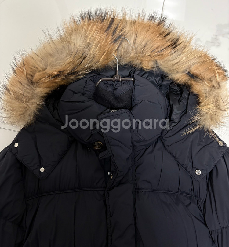 빈폴 구스다운 롱패딩 판매 (네이비)--2