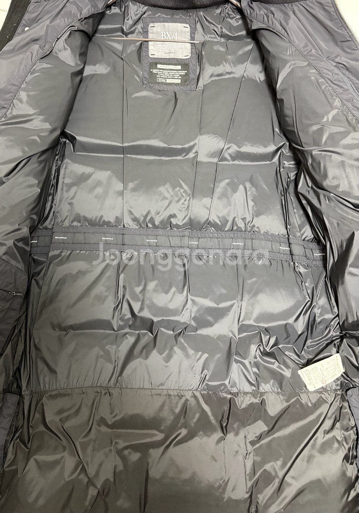 빈폴 구스다운 롱패딩 판매 (네이비)--3