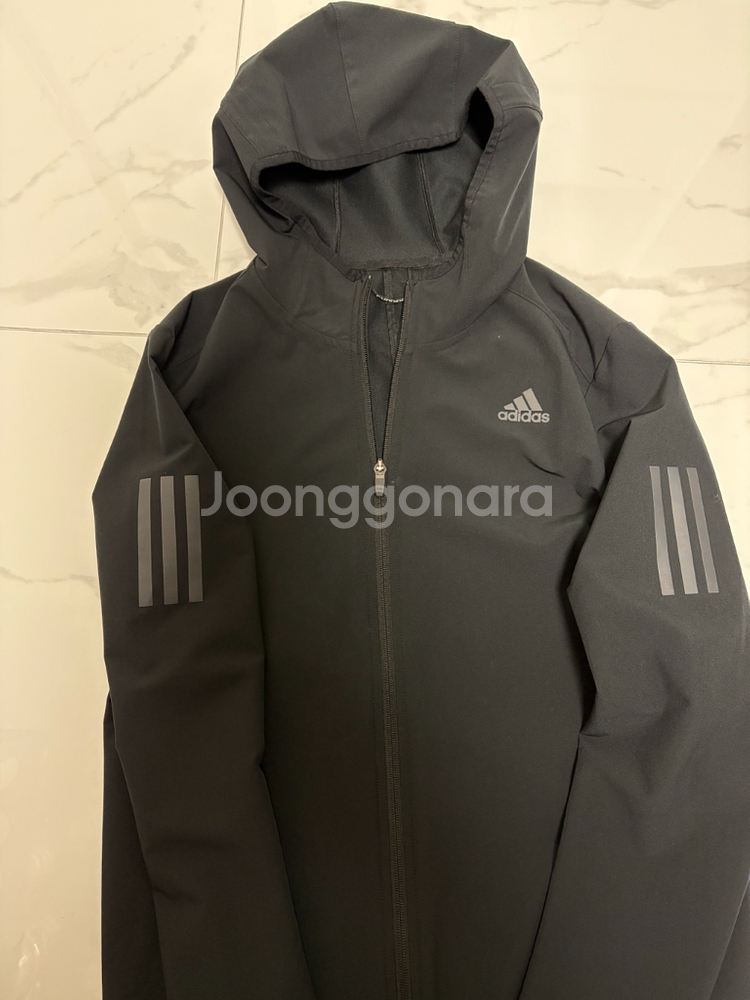 아디다스 런닝 바람막이 블랙 판매 (L 사이즈)--1