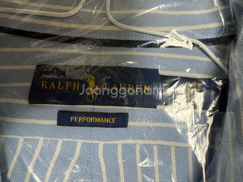 폴로 퍼포먼스 셔츠 스트라이프 블루 판매--1