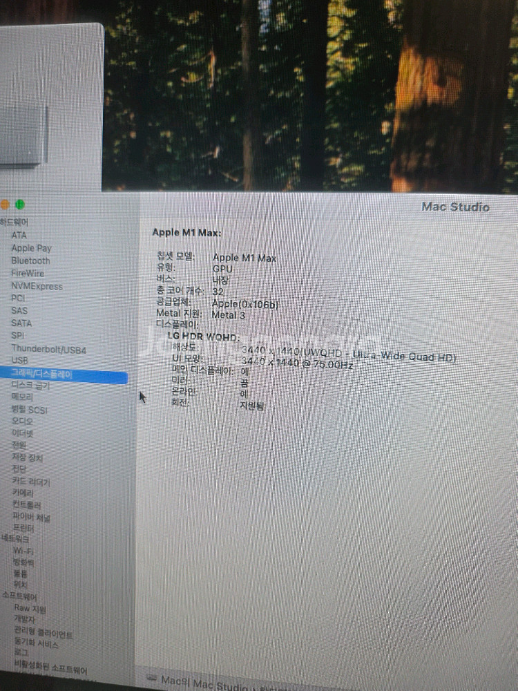 맥 스튜디오 M1 Max 64GB 1TB cpu gpu 풀옵션 급처--2