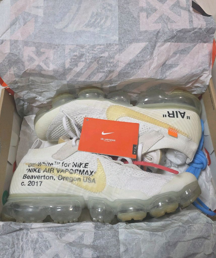 나이키x오프화이트 에어 베이퍼맥스 V2 화이트--4