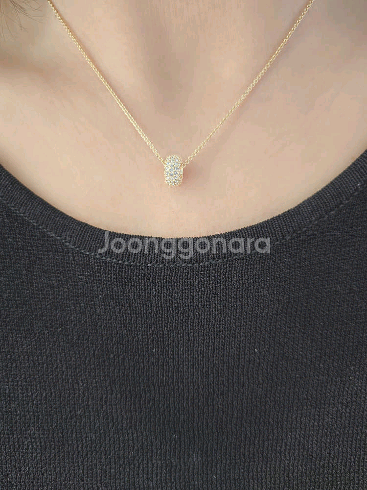 (새상품) 스와로브스키 목걸이--4