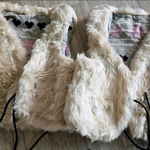 쌍둥이 양면 퍼베스트 새상품