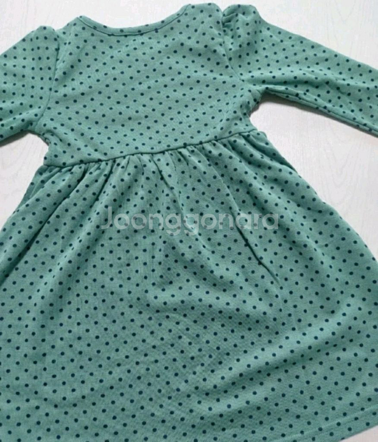 쌍둥이 그린 도트원피스--1