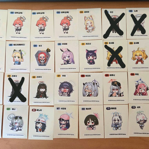 블루아카이브 띠부씰 판매 이미지