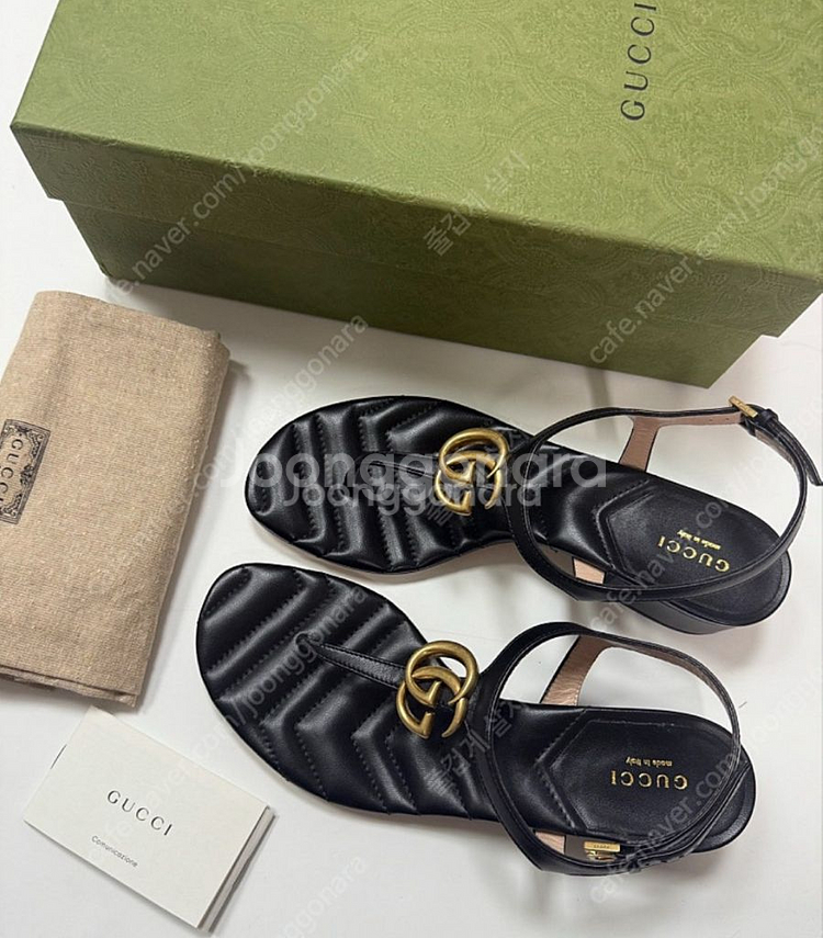 구찌 여성 샌들 블랙 gucci--0