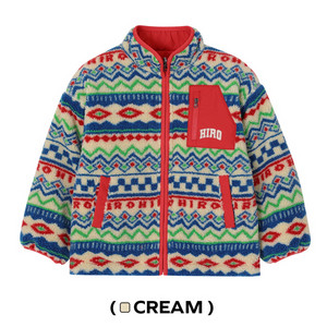 히로 자가드 리버서블 덤블 재킷 130