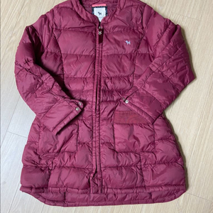 블루독 여아 코트형 경량 패딩 130사이즈