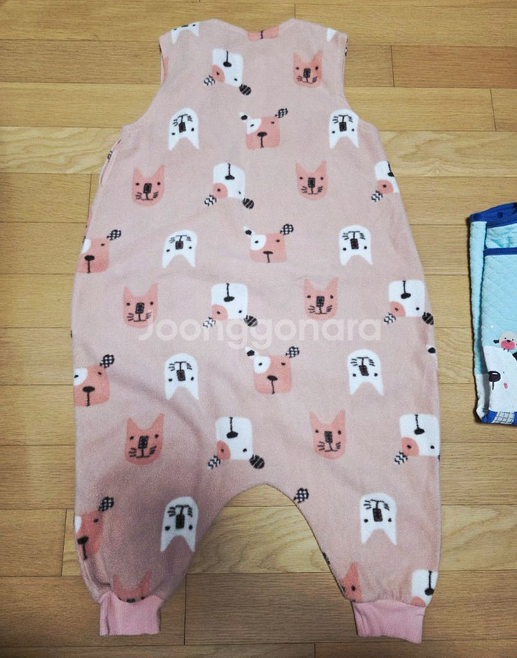 유아동 플리스 슬립색 XL(7-8세) 삼중직 수면조끼--4