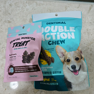 덴티멀 더블액션 츄 오리지널+덴탈몬스터 트릿