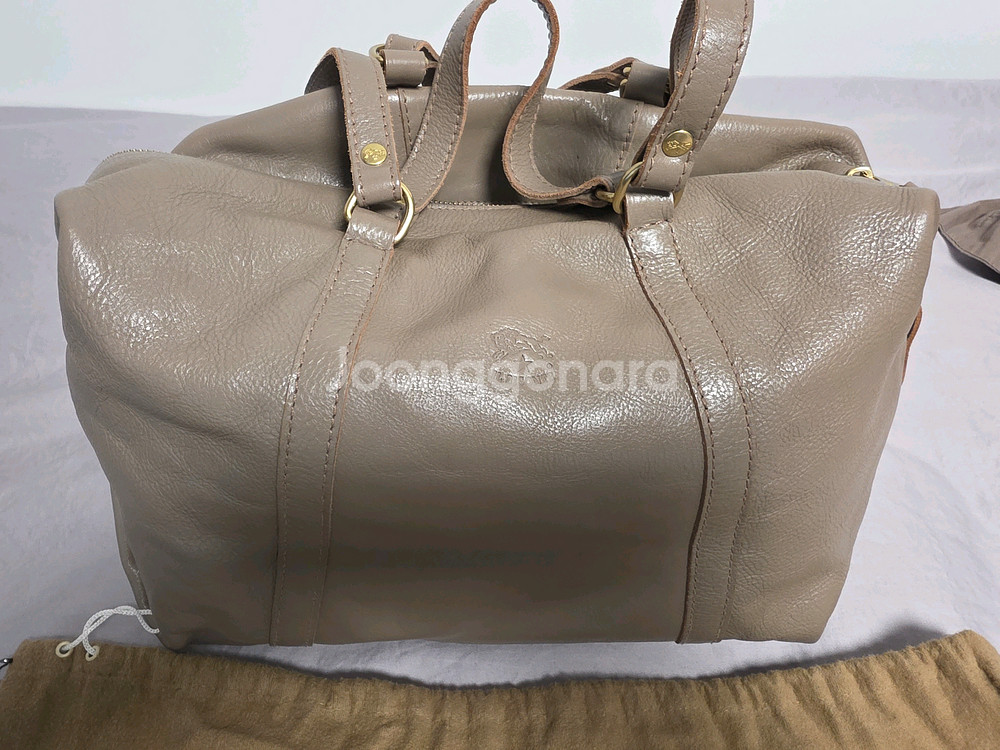 일비종떼 신품 가죽 보스턴백--1