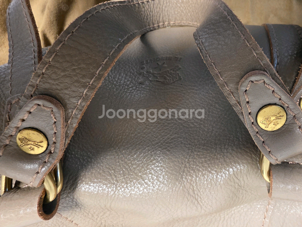 일비종떼 신품 가죽 보스턴백--7