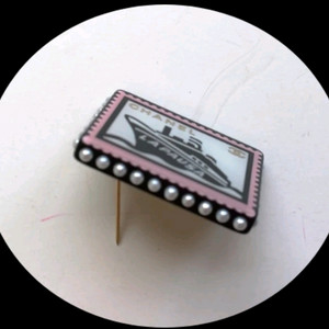 샤넬 럭셔리 브랜드 크루즈 라인 브로치 정품