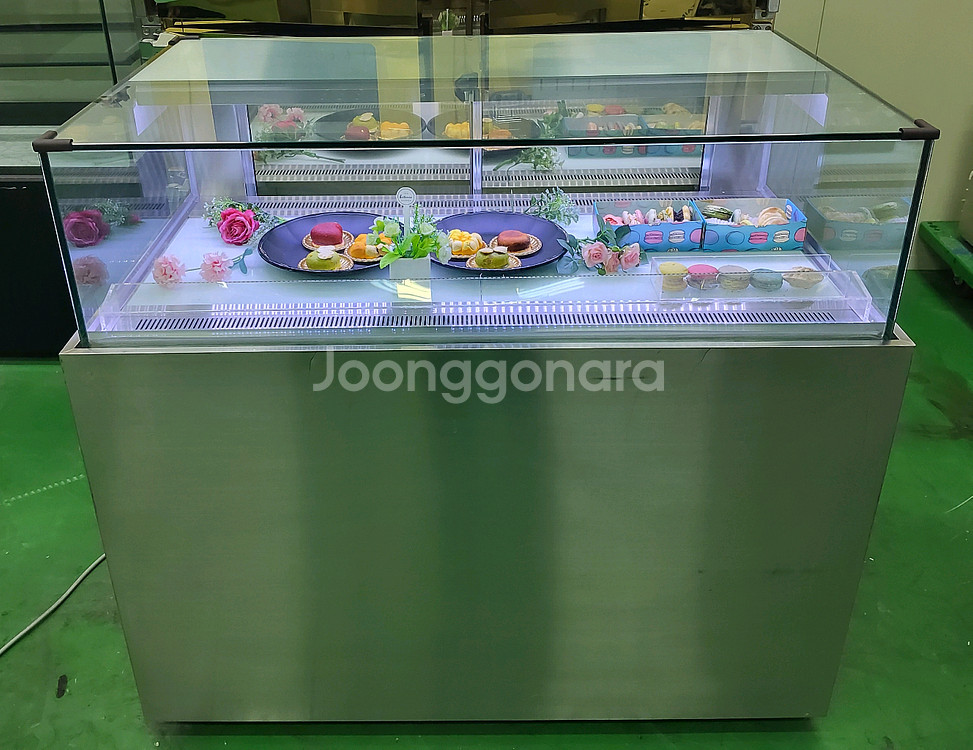 명품 BKC 마카롱 샌드위치 냉장 쇼케이스 앞1단뒤2단--0