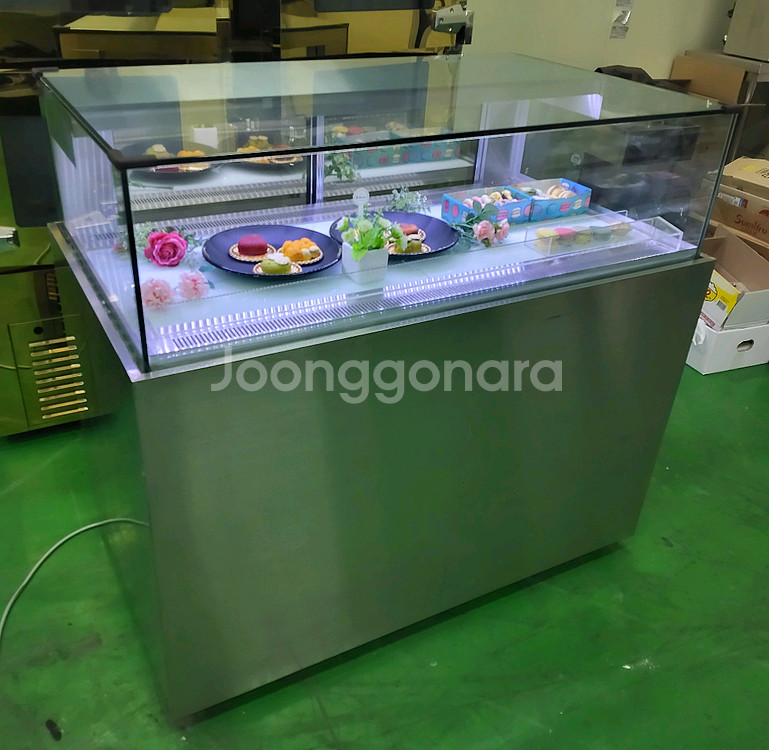 명품 BKC 마카롱 샌드위치 냉장 쇼케이스 앞1단뒤2단--1