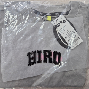 히로 드로잉 체커 티셔츠 130