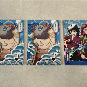 귀멸의칼날 콜렉팅카드 이노스케 기유 사비토 프로필유니온 비주얼