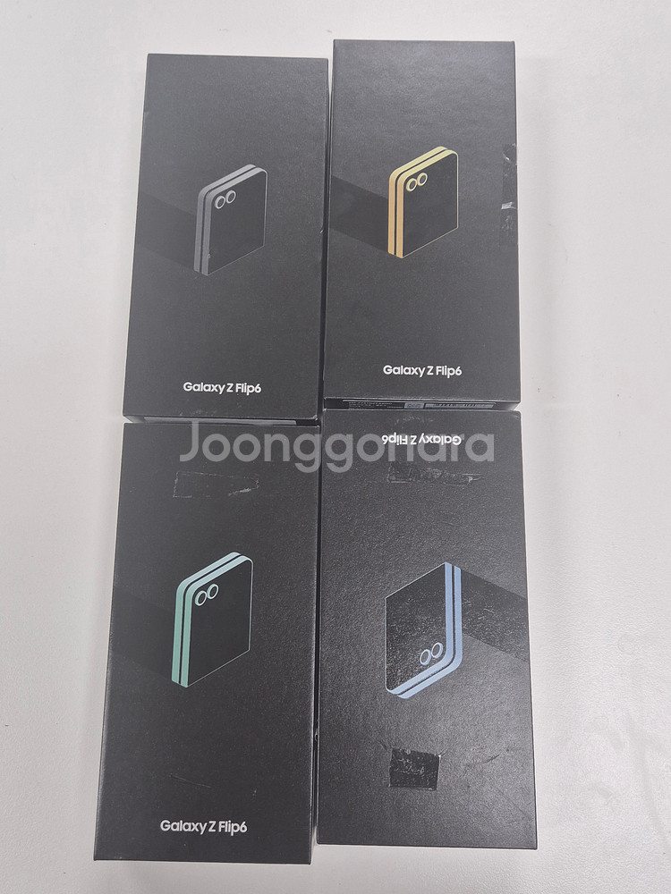 갤럭시Z플립6 256G 자급제 단순개봉 새상품[71.9--1