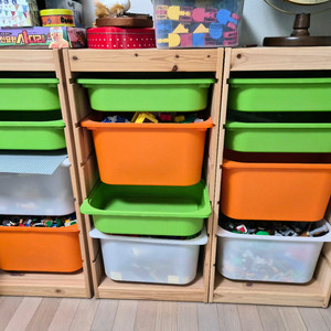 이케아 트로파스트 원목 정리대