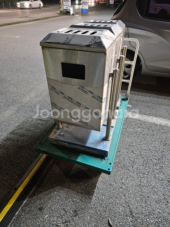 스텐쓰레기통 스텐쓰래기통 정원쓰레기통 공원쓰레기통 분리수거함 분리수거통 팝니다.--0