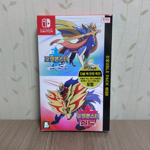 1) 닌텐도 스위치 포켓몬스터 소드실드 더블팩 미개봉 팝니다