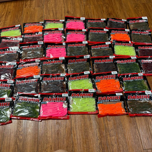 다미끼 에어크로우 4인치 웜 새상품 일괄 대량 싸게 판매합니다