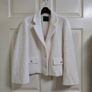 한섬 더캐시미어 부클 레글런 슬리브 자켓