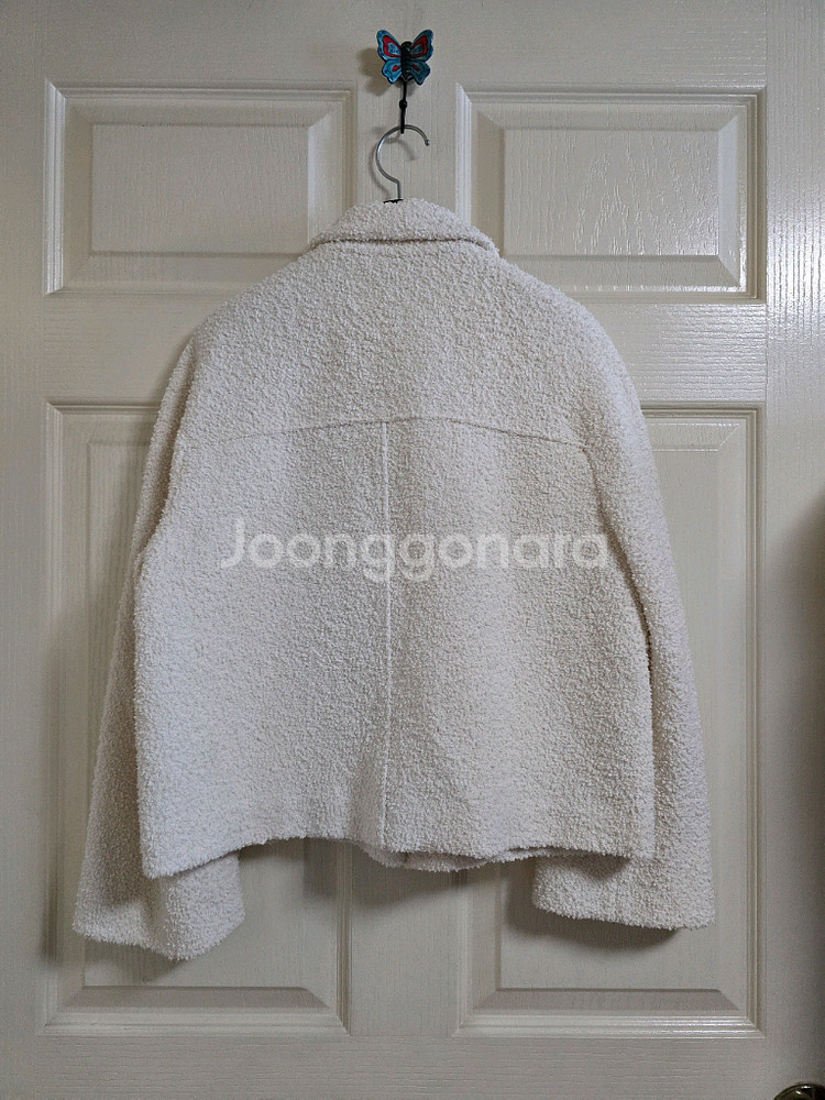 한섬 더캐시미어 부클 레글런 슬리브 자켓--3