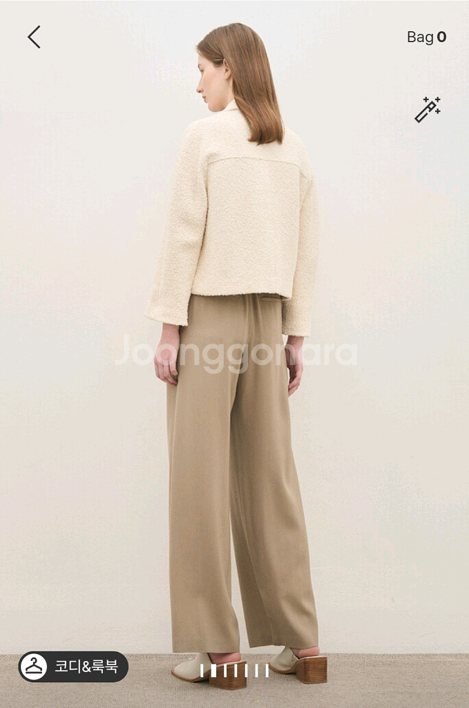 한섬 더캐시미어 부클 레글런 슬리브 자켓--9