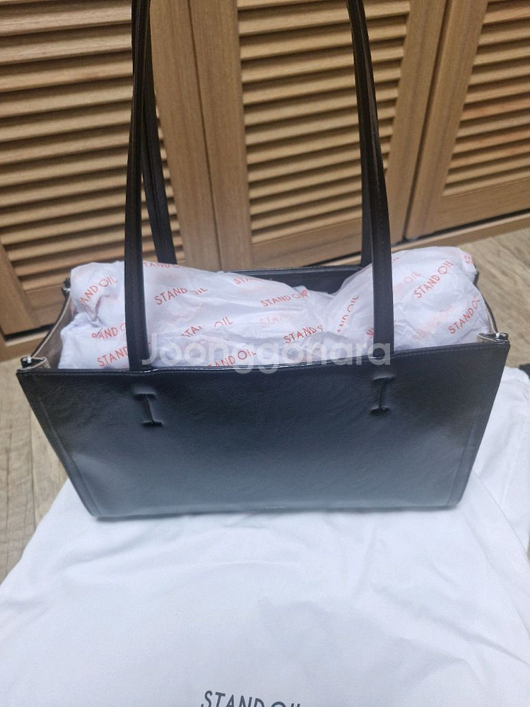 스탠드오일 오블롱백 블랙 새상품--0
