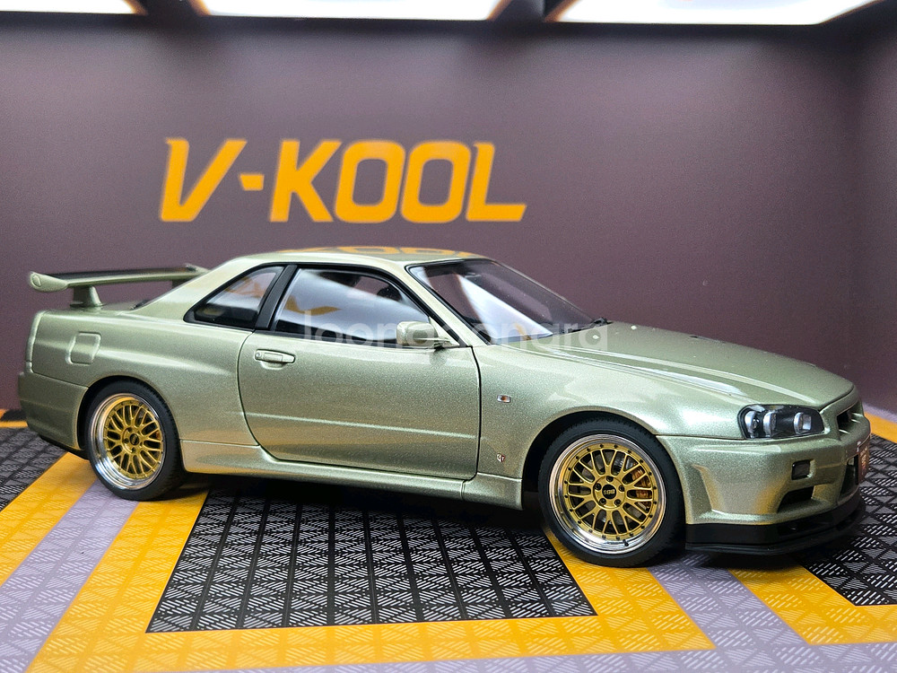 1:18 오토아트 니스모R34 BBS 휠 다이캐스트 팝니다.--2