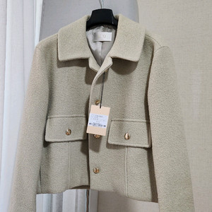 SJSJ 울 블렌드 부클 자켓