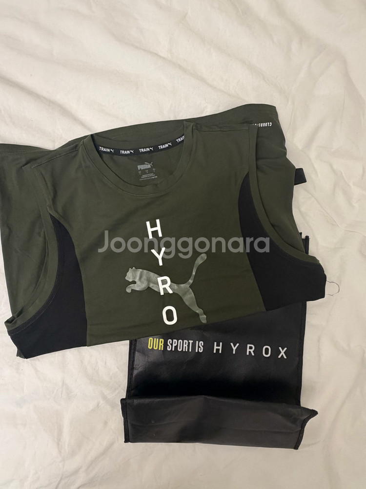 푸마 하이록스 콜라보 블랙아웃 조거탑--6