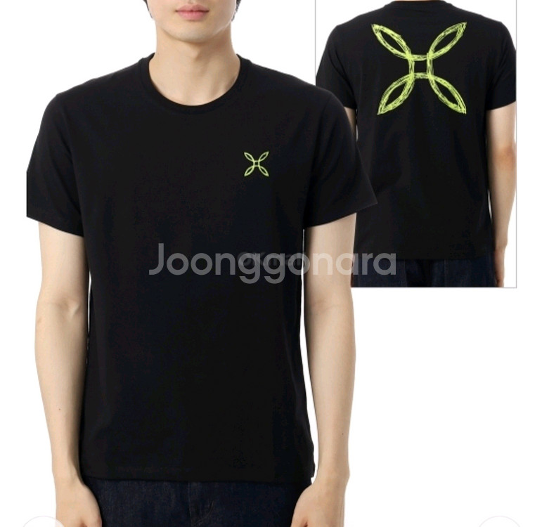 몬츄라 펜슬로고 반팔 티셔츠.105호.거의새것,--0