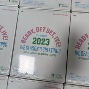 아이브 2023 시즌그리팅(시그) 미개봉 이미지
