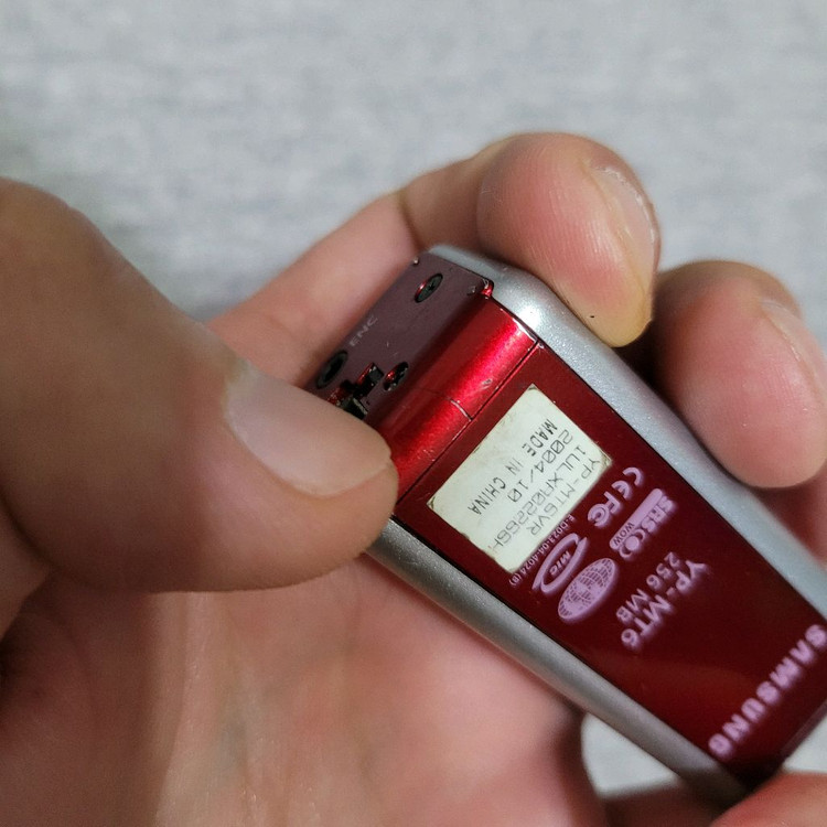 삼성 옙 YP-MT6 256mb mp3 이미지