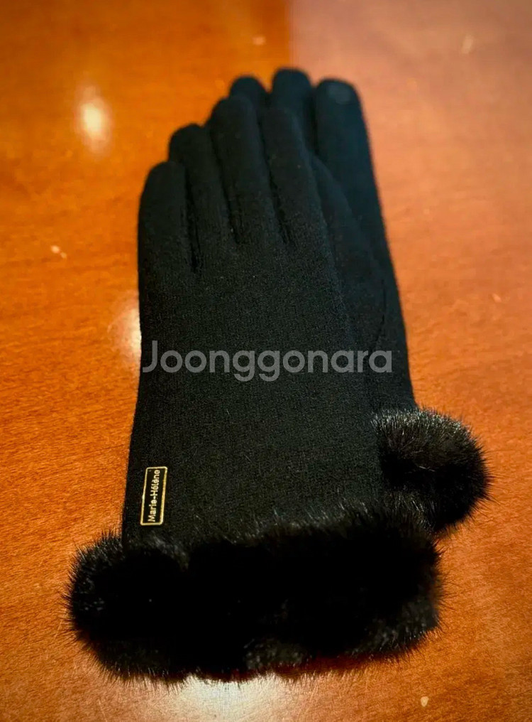 태림 여성용 밍크 장갑 블랙(새상품)--0