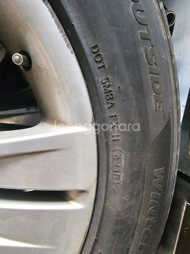 BMW E53 X5 18인치 스노우타이어, 휠 세트--3