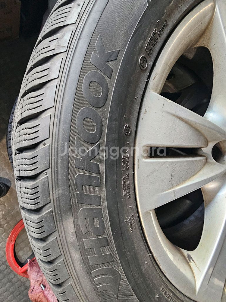 BMW E53 X5 18인치 스노우타이어, 휠 세트--4