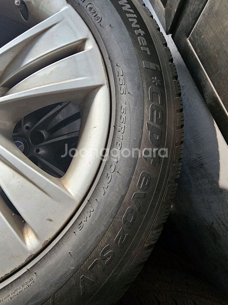 BMW E53 X5 18인치 스노우타이어, 휠 세트--5