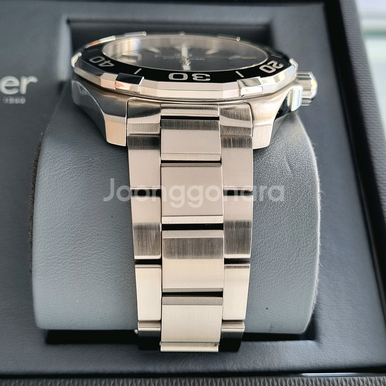 태그호이어 아쿠아레이서 쿼츠 검판 43mm(2021년)--1