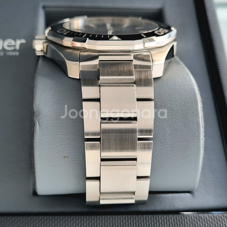 태그호이어 아쿠아레이서 쿼츠 검판 43mm(2021년)--3