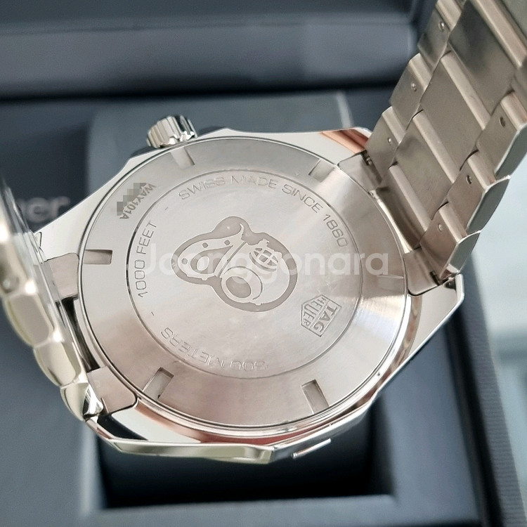 태그호이어 아쿠아레이서 쿼츠 검판 43mm(2021년)--7