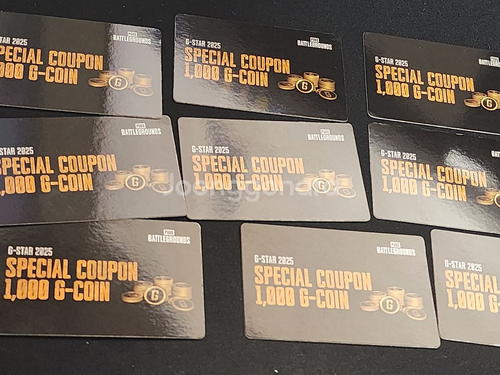 배틀그라운드 1000 g코인 쿠폰 코드 (배그 지코인,g coin)--0