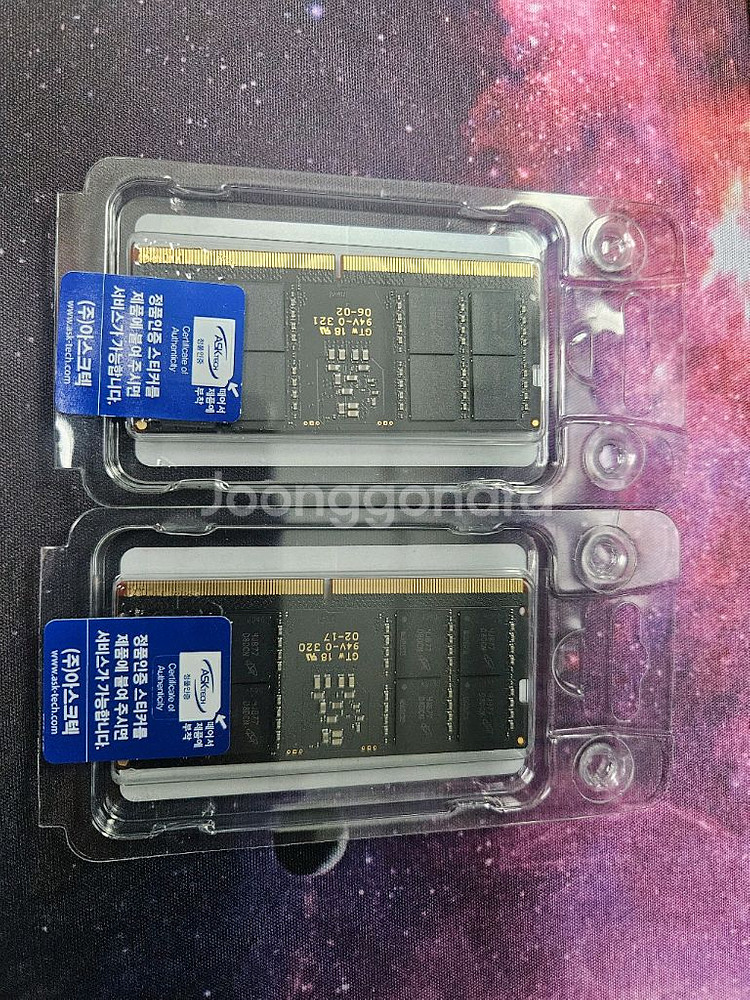 노트북램 DDR5 64GB(32GB 메모리 2개)--1