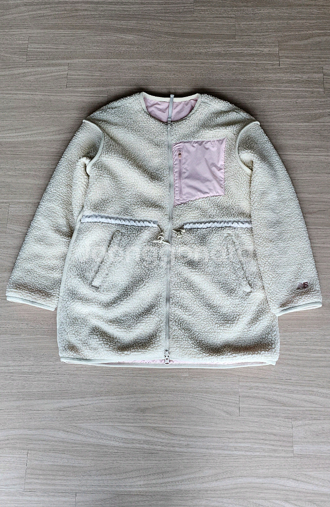 (새상품급)(여성용)(뉴발란스)플리스 양면/뽀글이 자켓--0